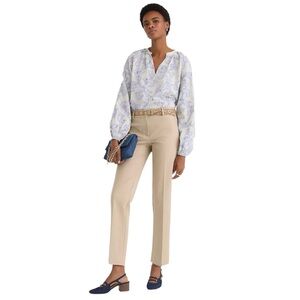 LOFT Ann Taylor The Riviera Slim Pant Khaki Size 6p Excellent Condition